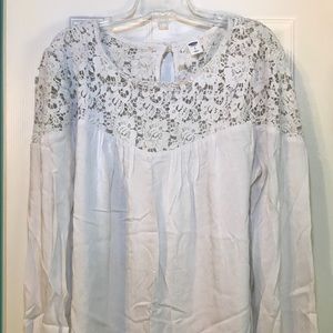 Old Navy Lace Top Blouse